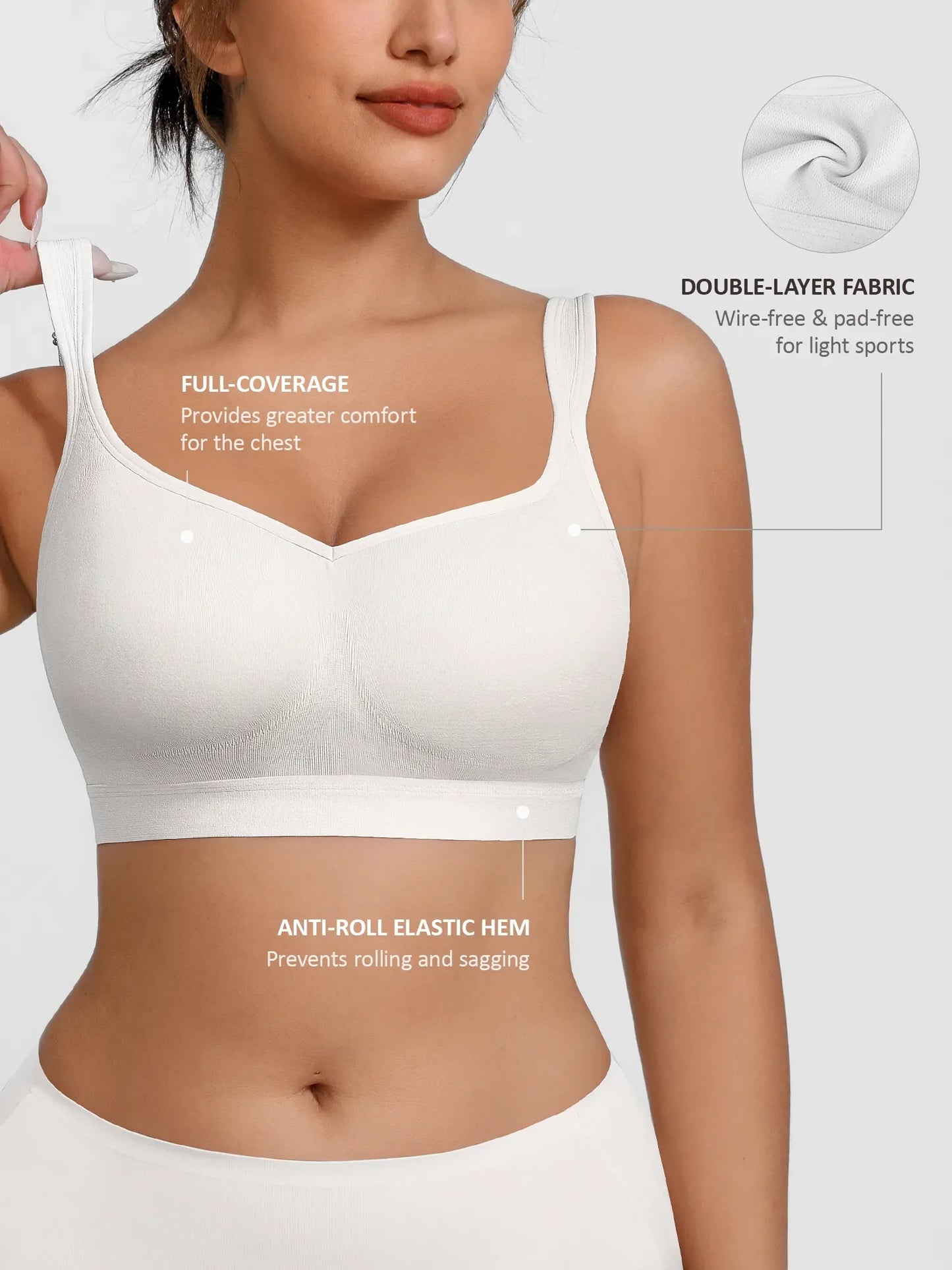 Willluxe Full Coverage Smoothing Wireless Bra