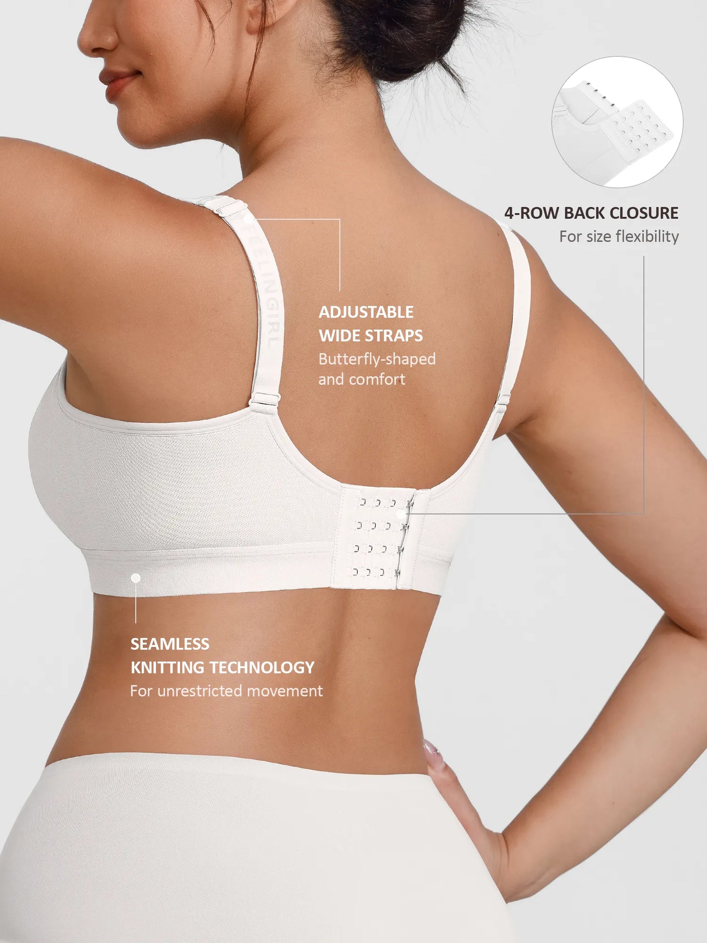 Willluxe Full Coverage Smoothing Wireless Bra