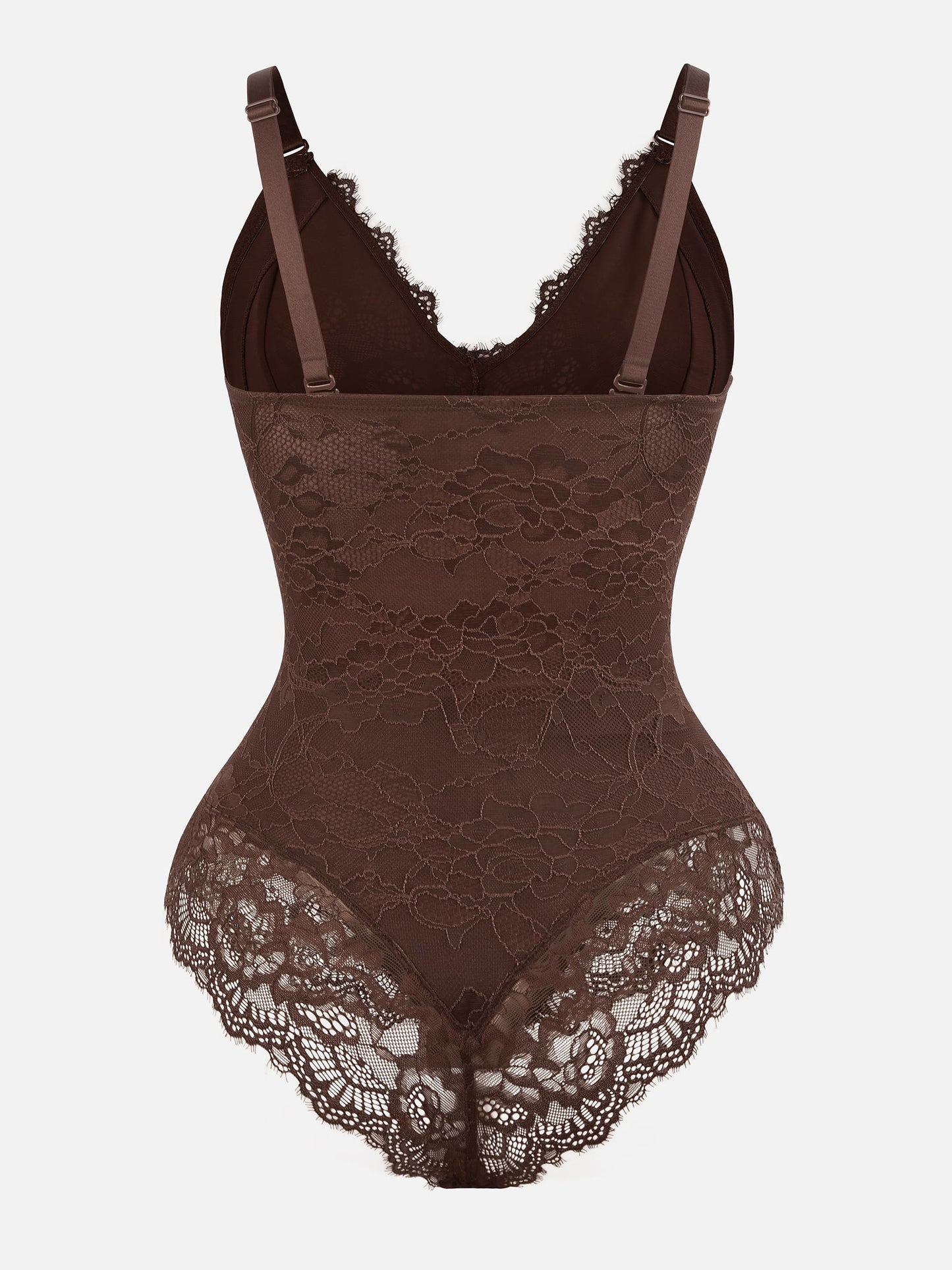 Willluxe Lace V Neck Full Bodysuit Underwear [BOGO]