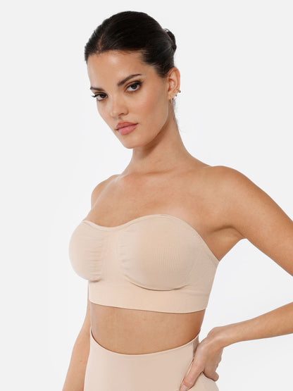 Willluxe Seamless Anti-Slip Bandeau Bra