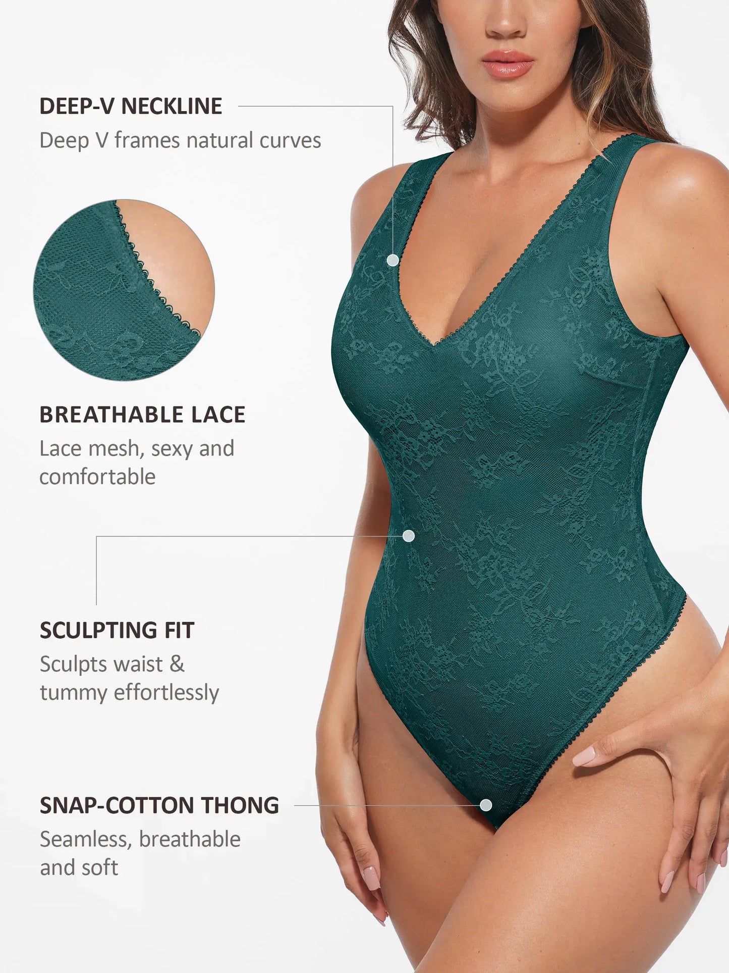 Willluxe Seamless Lightweight Sculpting Bodysuit