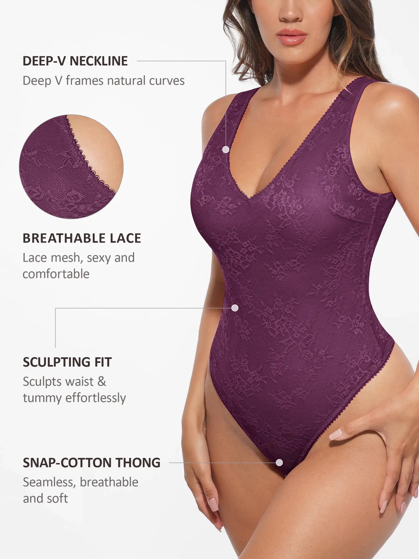 Willluxe Seamless Lightweight Sculpting Bodysuit