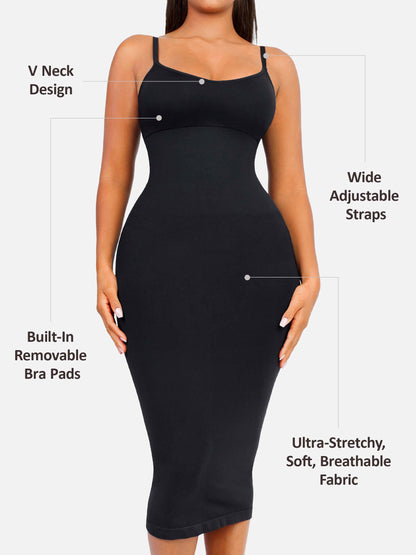 Willluxe Seamless Midi Body Shaper Dress [BOGO]