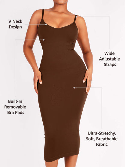 Willluxe Seamless Midi Body Shaper Dress [BOGO]