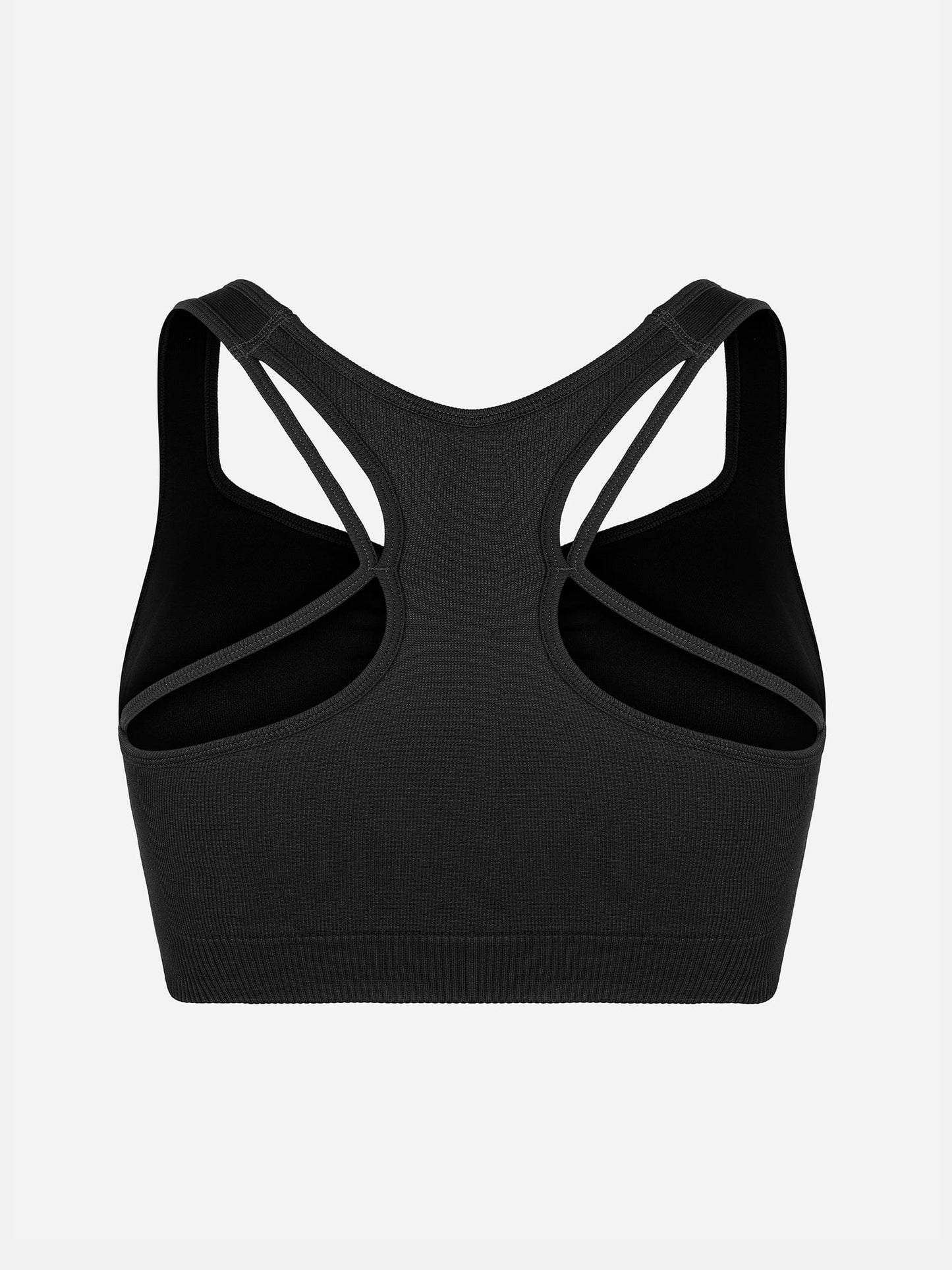 Willluxe Seamless Racerback Sports Bra with Removable Pads and Support Fit