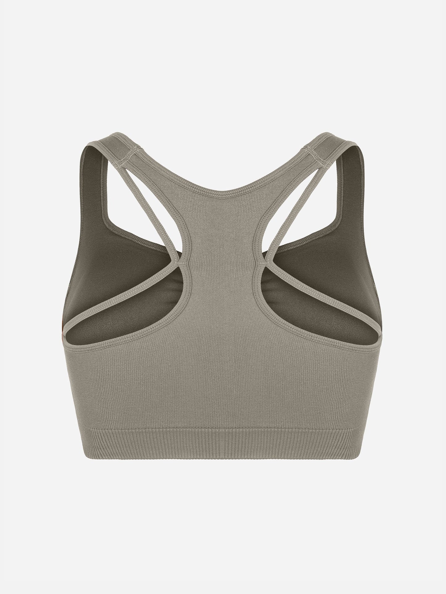 Willluxe Seamless Racerback Sports Bra with Removable Pads and Support Fit
