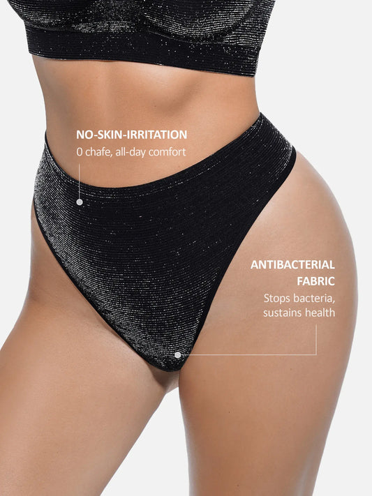 Willluxe Seamless Shimmer Low-Rise Thong
