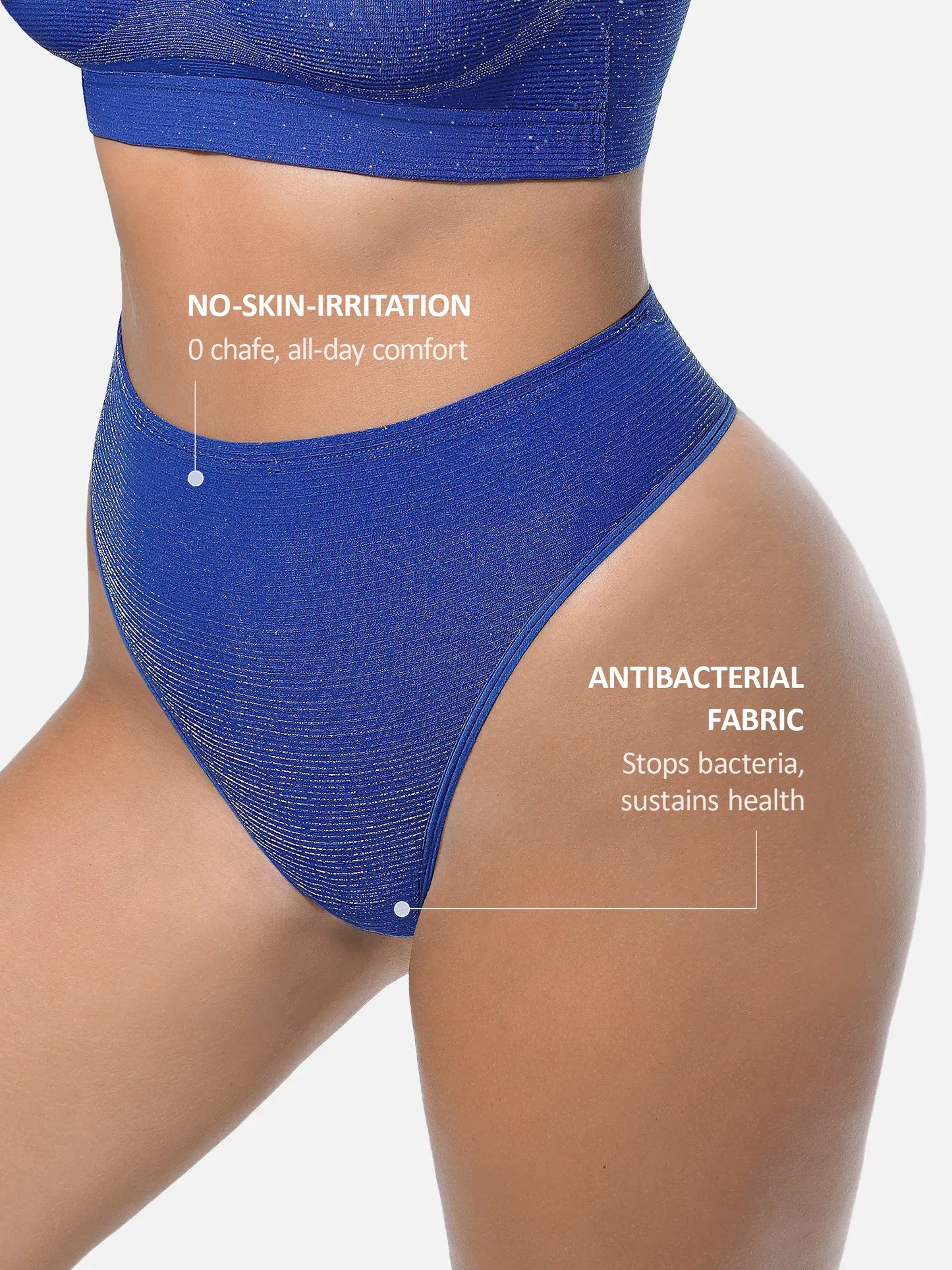 Willluxe Seamless Shimmer Low-Rise Thong