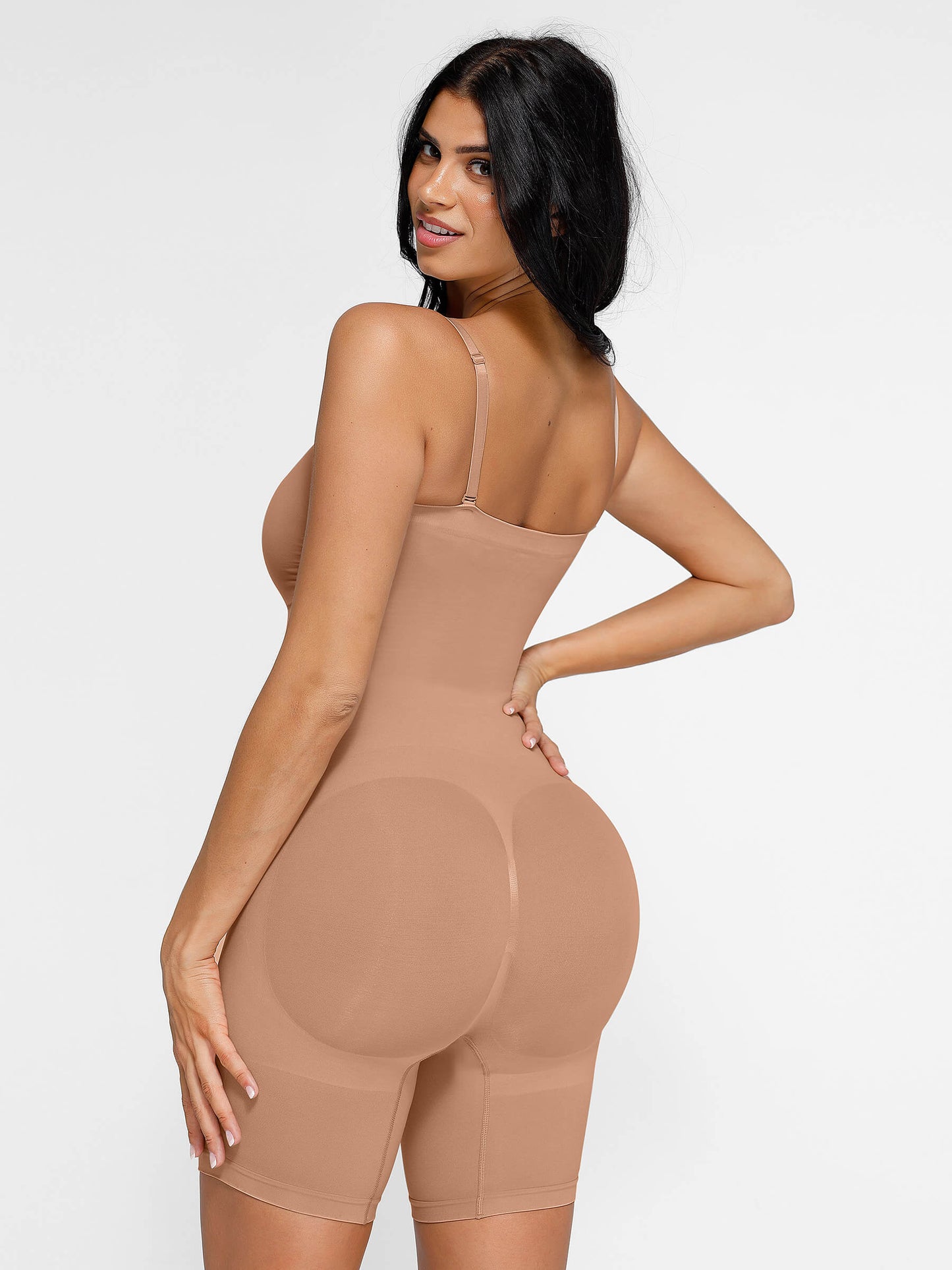 Willluxe Seamless Strapless Bodysuit with Removable Straps