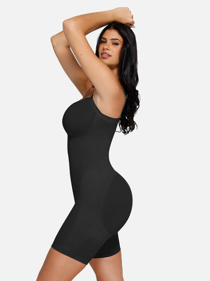 Willluxe Seamless Strapless Bodysuit with Removable Straps