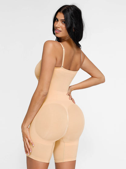 Willluxe Seamless Strapless Bodysuit with Removable Straps