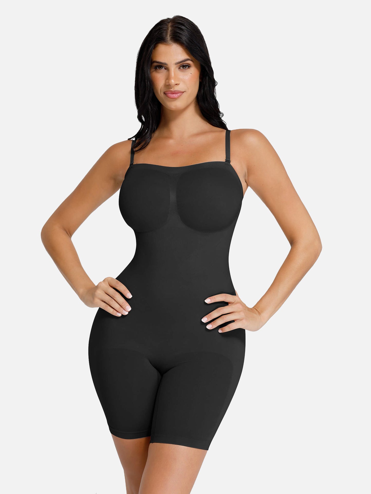 Willluxe Seamless Strapless Bodysuit with Removable Straps
