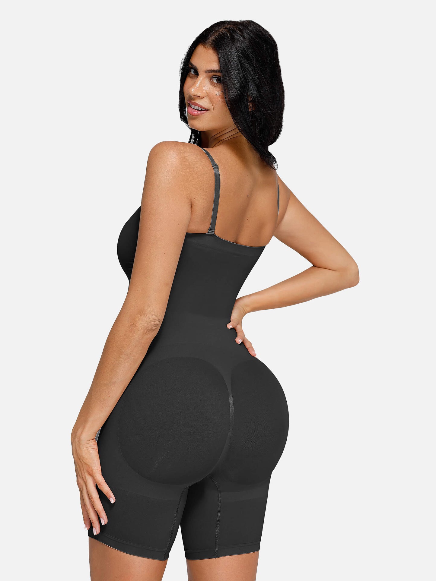 Willluxe Seamless Strapless Bodysuit with Removable Straps