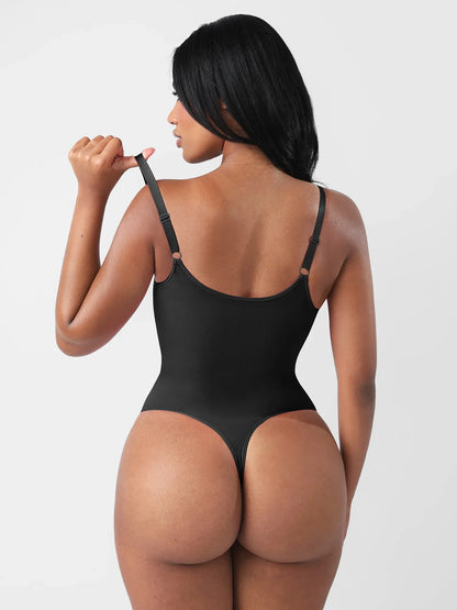 Willluxe Seamless Tummy Control Zipper Sculpt and Support Bodysuit