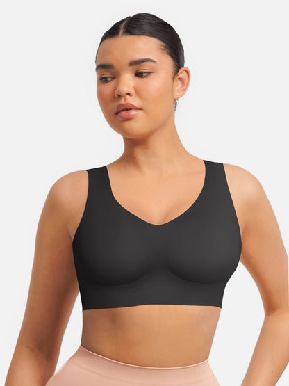 Willluxe Seamless V Neck Comfort Fit Everyday Bra