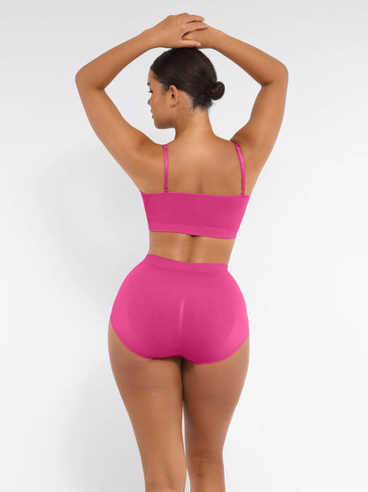 Willluxe Wireless Bra & Seamless Tummy Control Brief Set