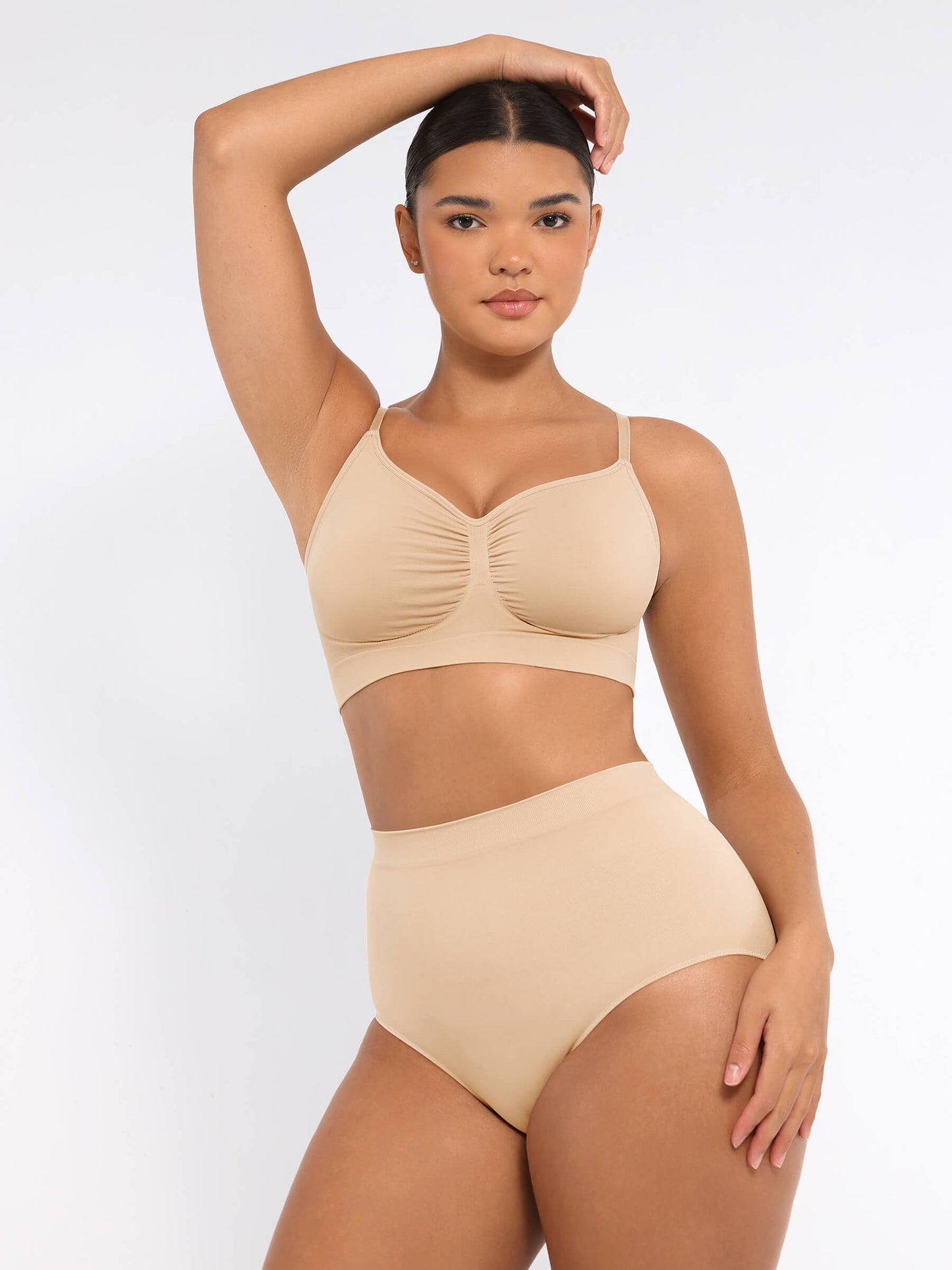 Willluxe Wireless Bra & Seamless Tummy Control Brief Set