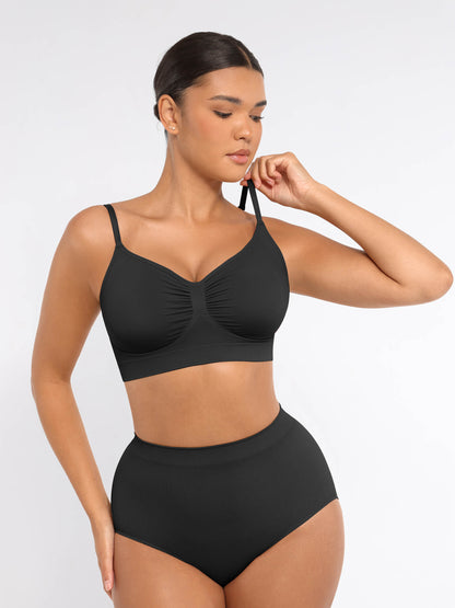Willluxe 3-Pack Seamless Smooth Wireless Bra Bundle