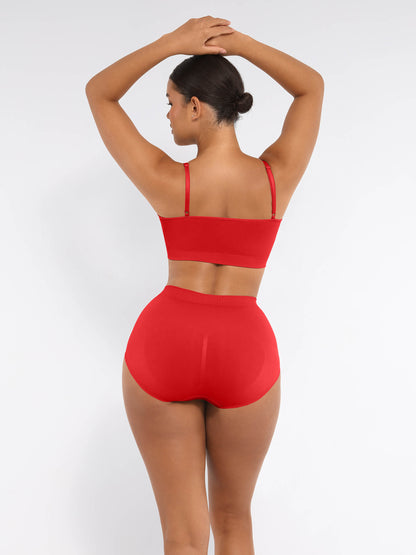 Willluxe Wireless Bra & Seamless Tummy Control Brief Set