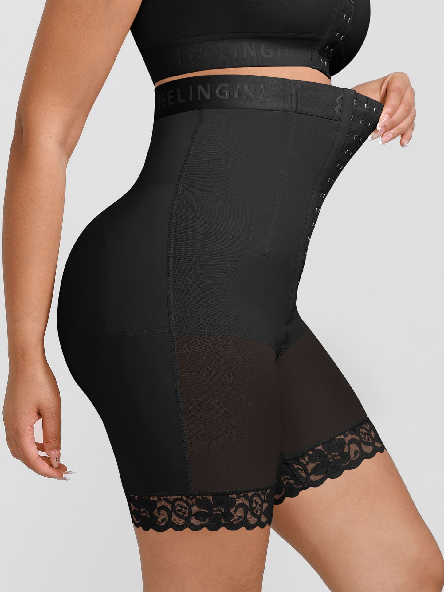 Willluxe Steel-Boned High-Waist Shaper