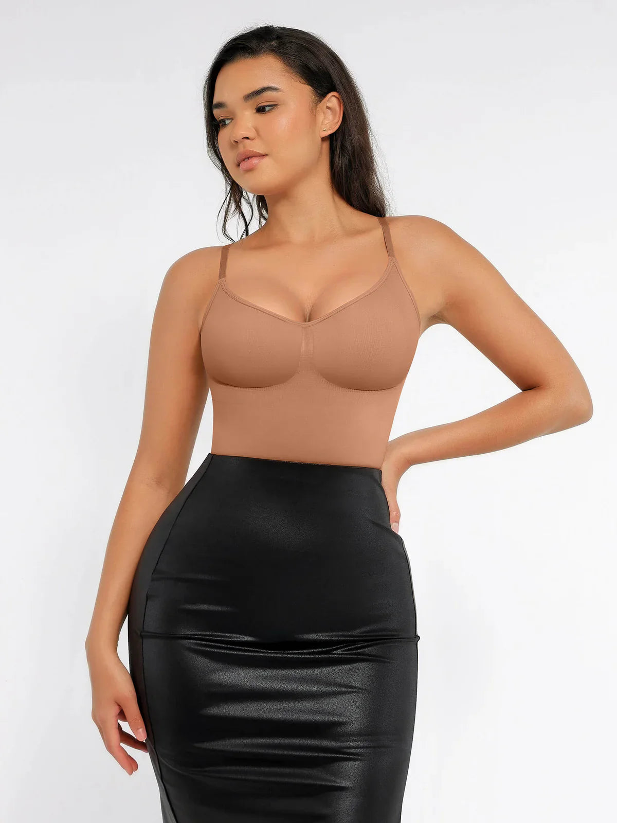 Willluxe Tummy Control Seamless Thong Bodysuit