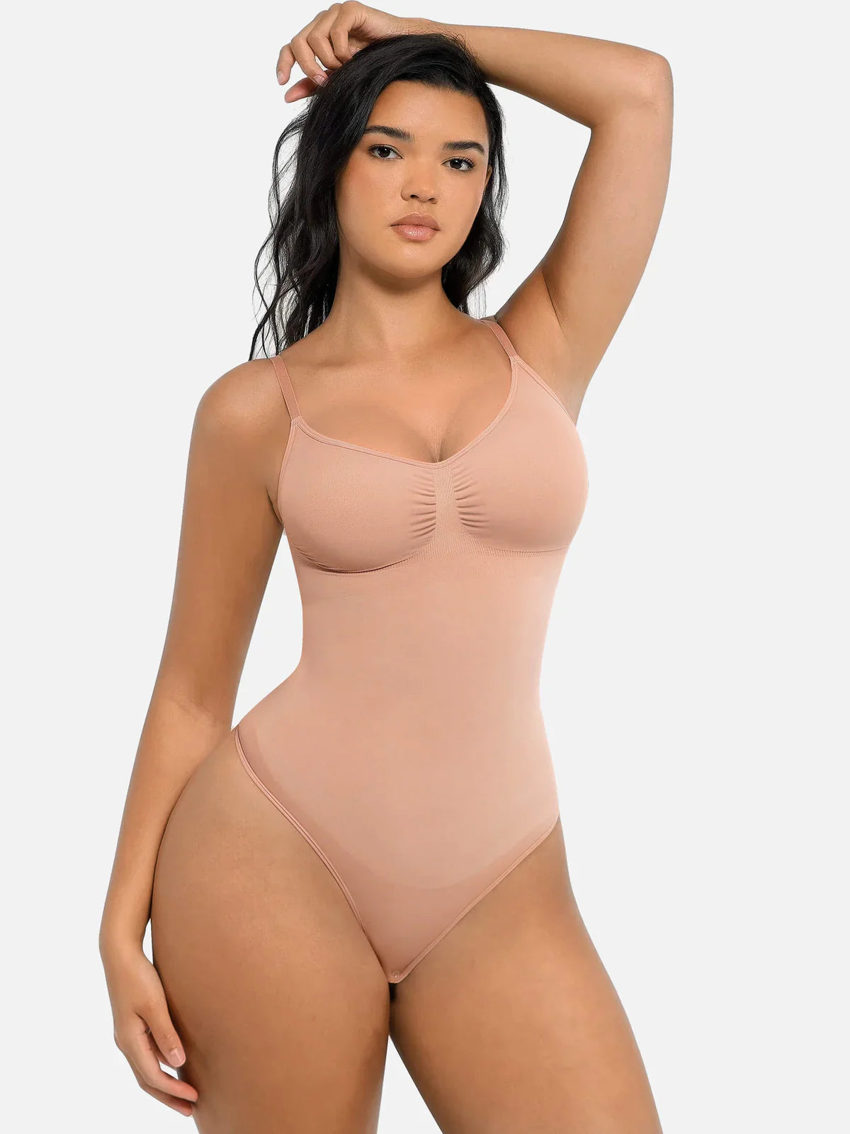 Willluxe Tummy Control Seamless Thong Bodysuit