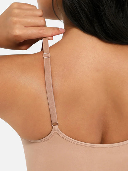 Willluxe Tummy Control Seamless Thong Bodysuit