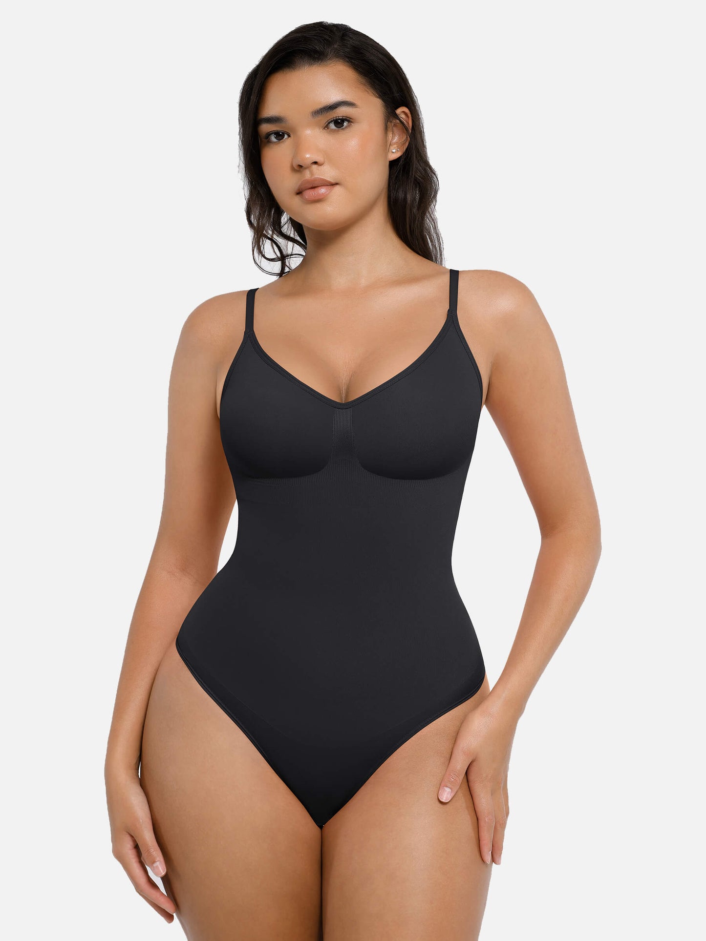 Willluxe Tummy Control Seamless Thong Bodysuit