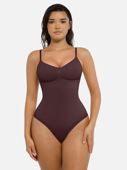Willluxe Tummy Control Seamless Thong Bodysuit