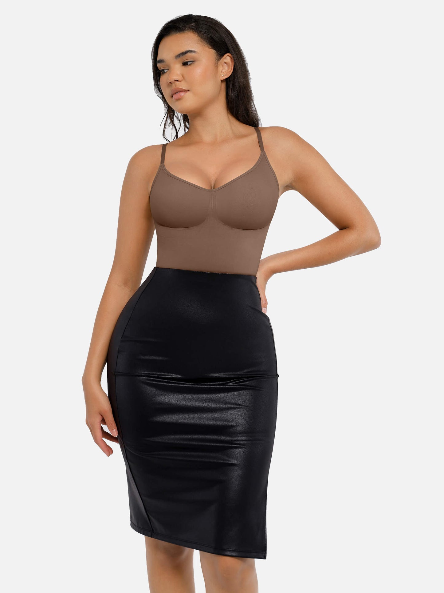 Willluxe Tummy Control Seamless Thong Bodysuit