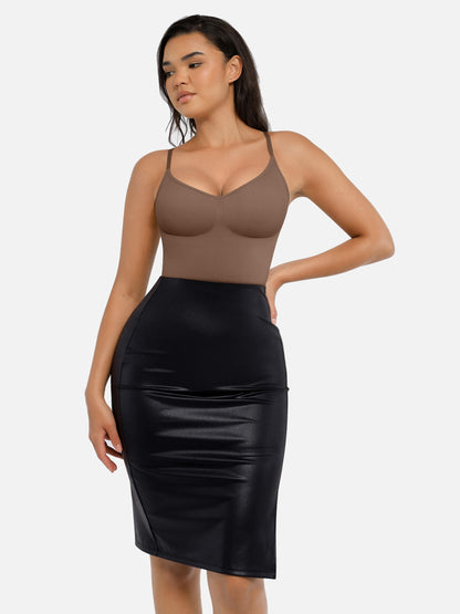 Willluxe Tummy Control Seamless Thong Bodysuit