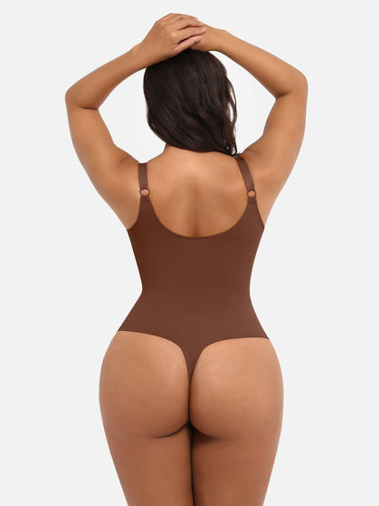 Willluxe Deep V Neck Tummy Control Shapewear Bodysuit [BOGO]