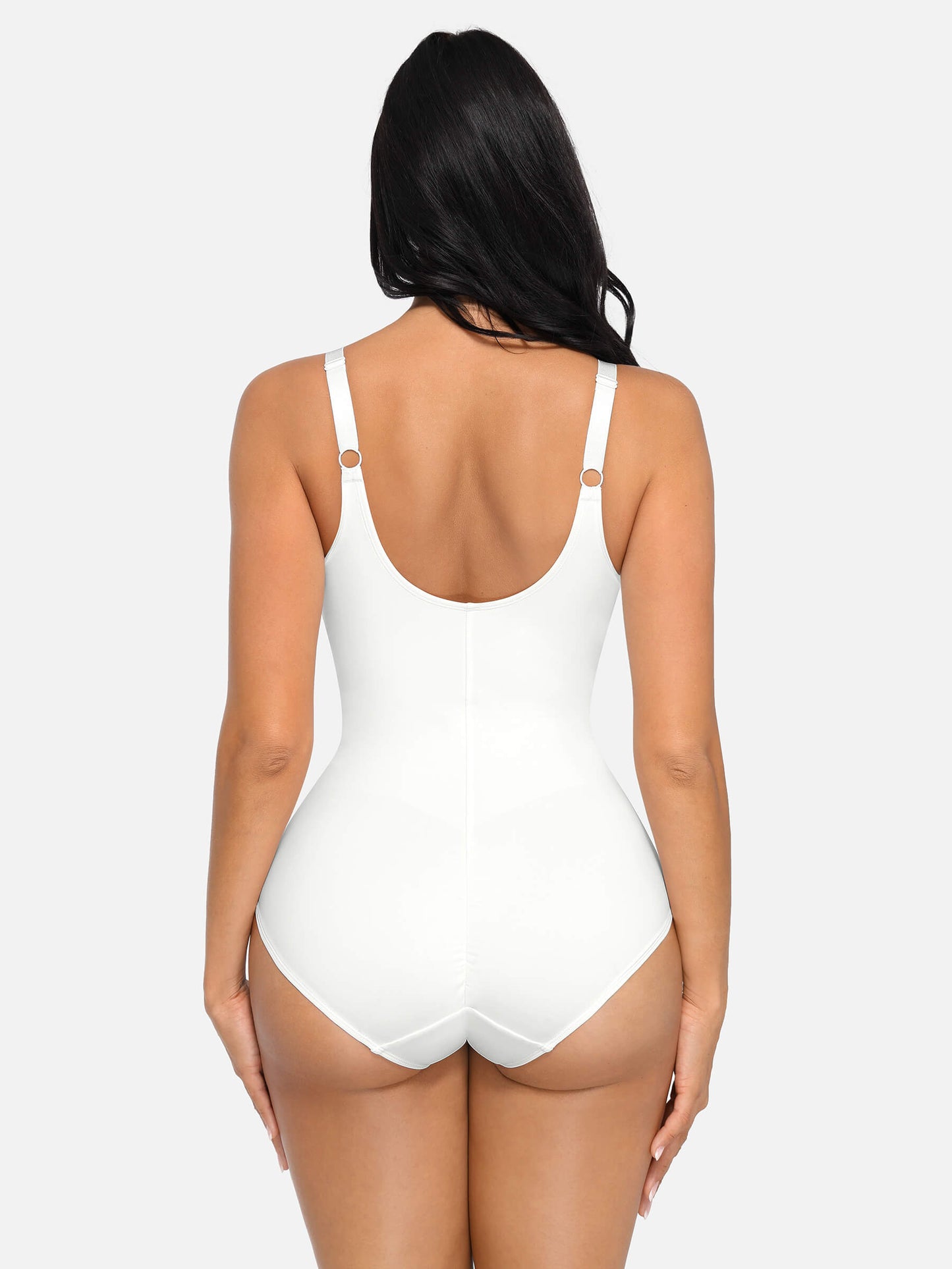 Willluxe V Neck Tummy Control Bodysuit