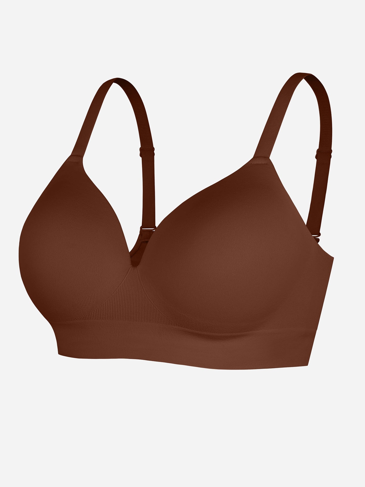 Willluxe Wireless Seamless Push-Up V-neck Bra