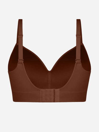Willluxe Wireless Seamless Push-Up V-neck Bra