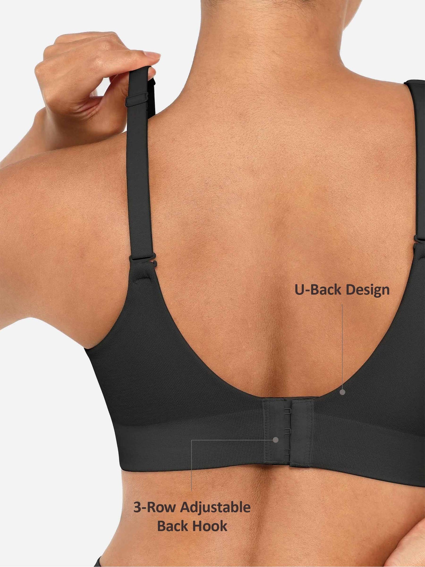 Willluxe Full Coverage Push-Up Comfort Wireless Bra