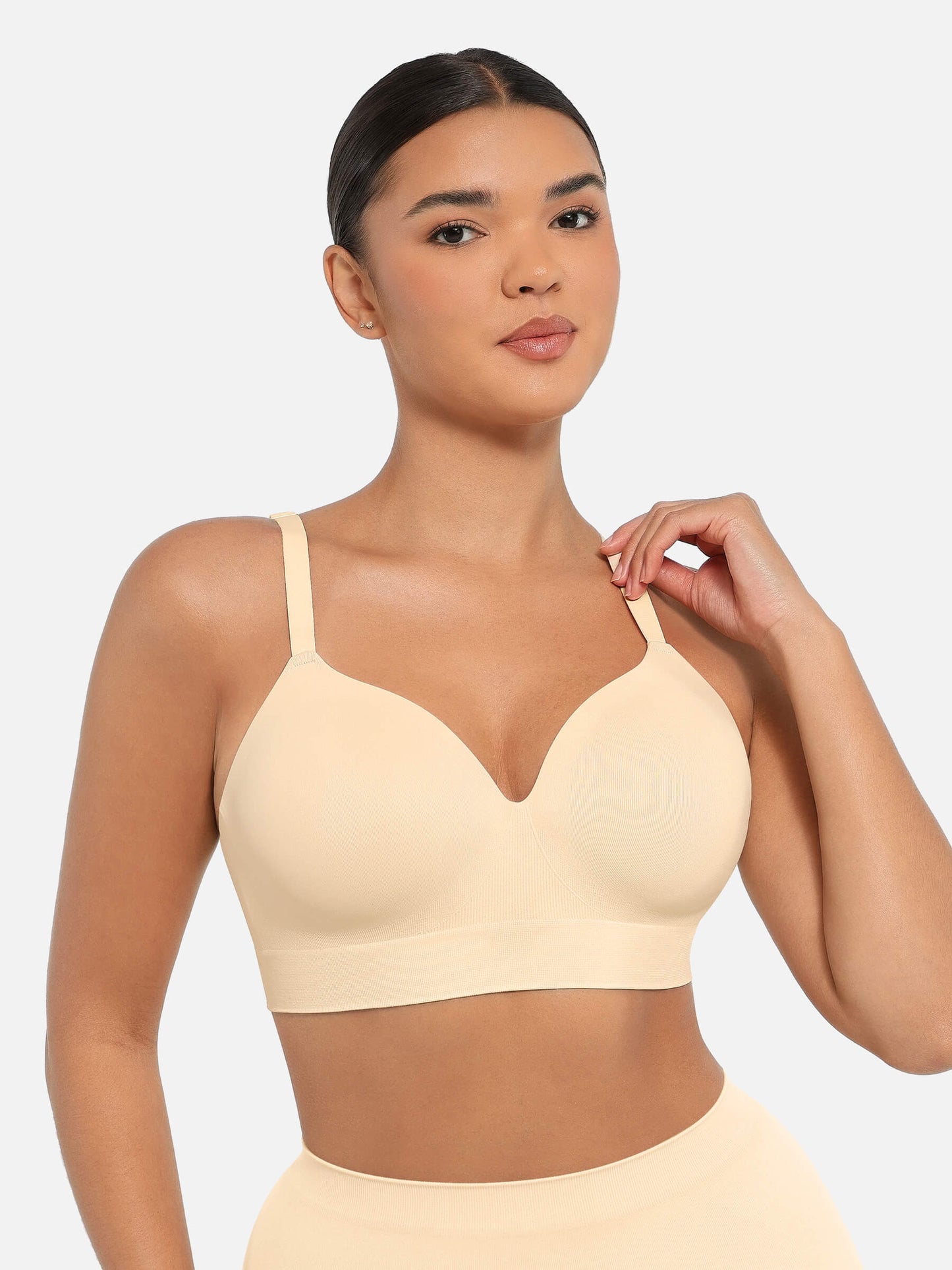 Willluxe 1 High-Waist Brief + 1 Push-Up Seamless Bra