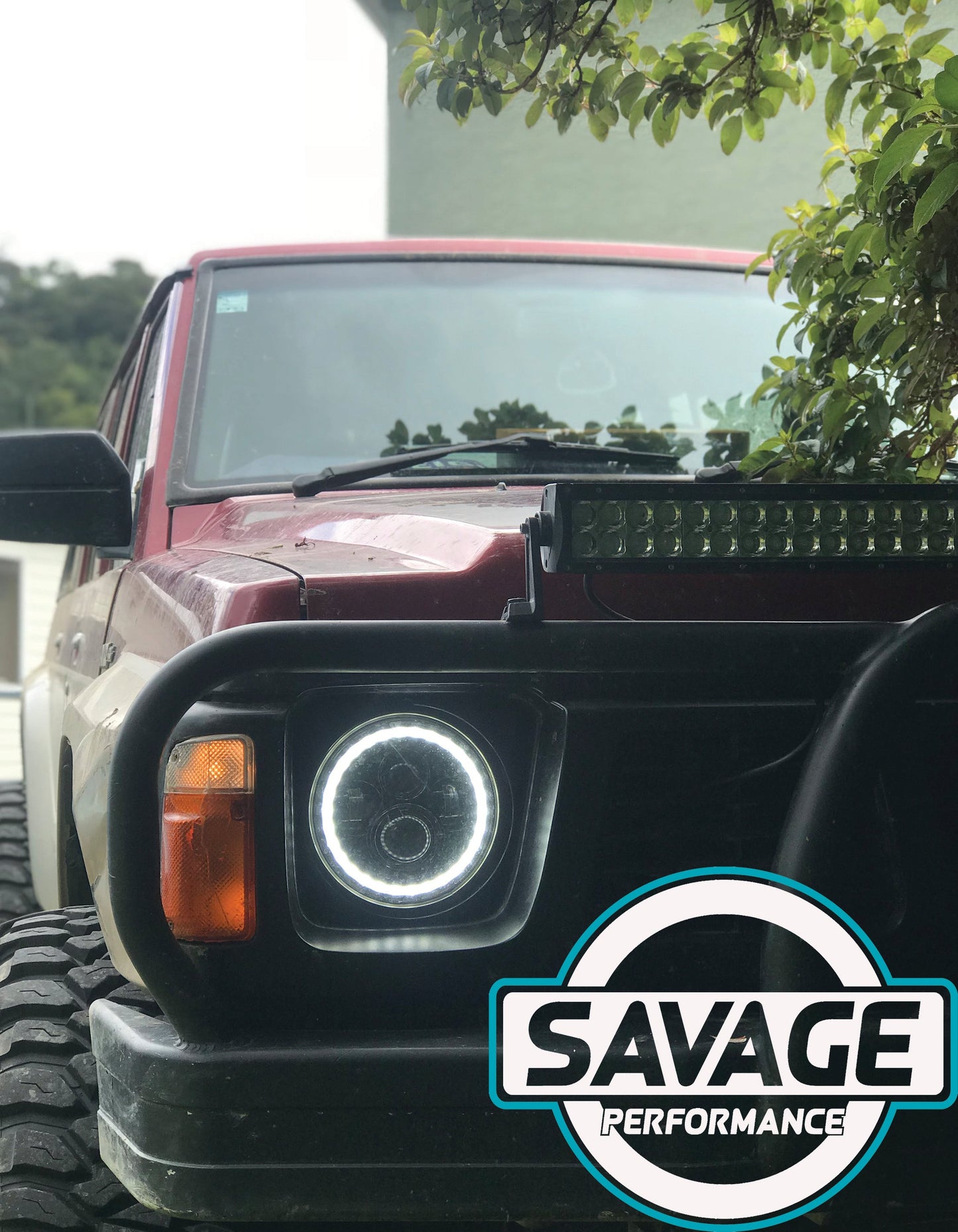 NISSAN SAFARI GQ Y60 HALO Round LED Headlights *Savage Performance*