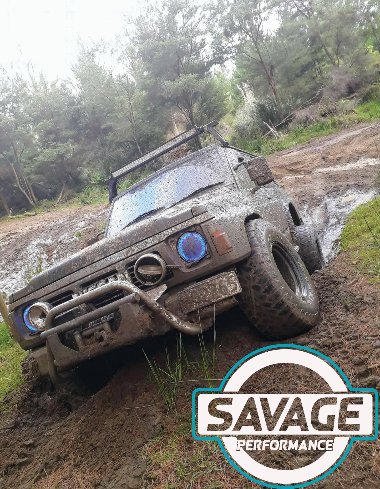 7 Inch RAINBOW HALO Round LED Headlights *Savage Performance*