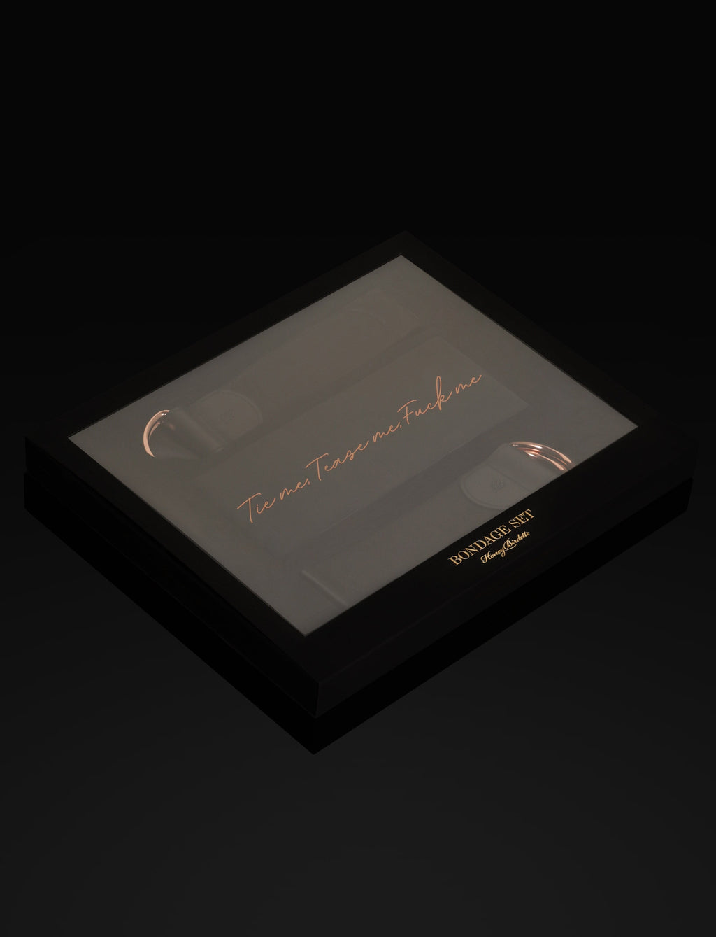 Deluxe Black Satin Bondage Kit