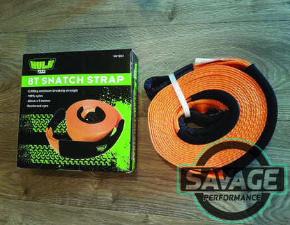 HULK 4x4 8T 8,000kg Snatch Strap 9m *Savage Performance*