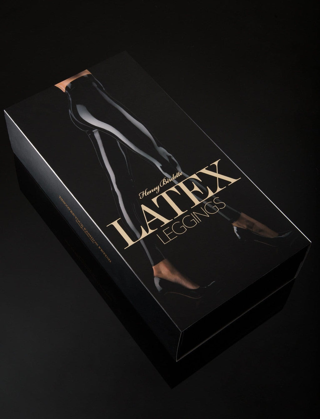 Latex Black Leggings