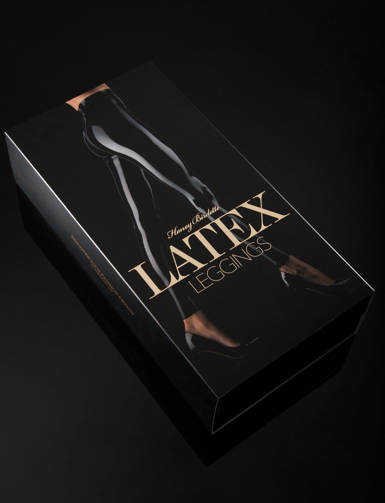 Latex Black Leggings