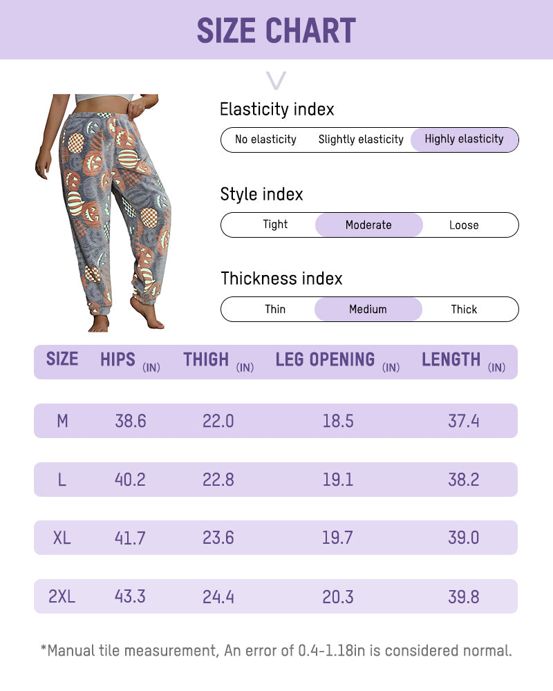 Halloween Glow-in-the-Dark Flannel Pajama Pants