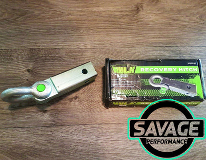 Hulk 4x4 Recovery Hitch 185mm with Bow Shackle *Savage Performance*