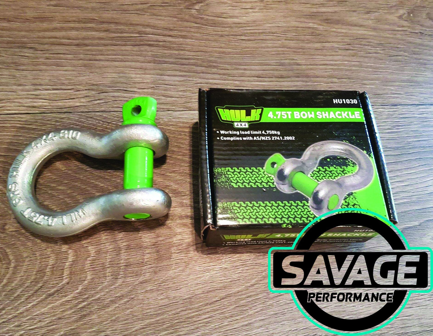 Hulk 4x4 4.75T 4750kg Bow Shackle *Savage Performance*
