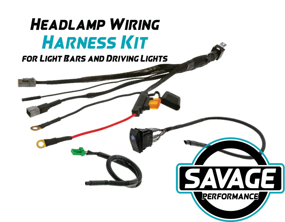Ignite - Wiring Harness 12V 60A for Driving Lights and Light Bars *Savage Performance*