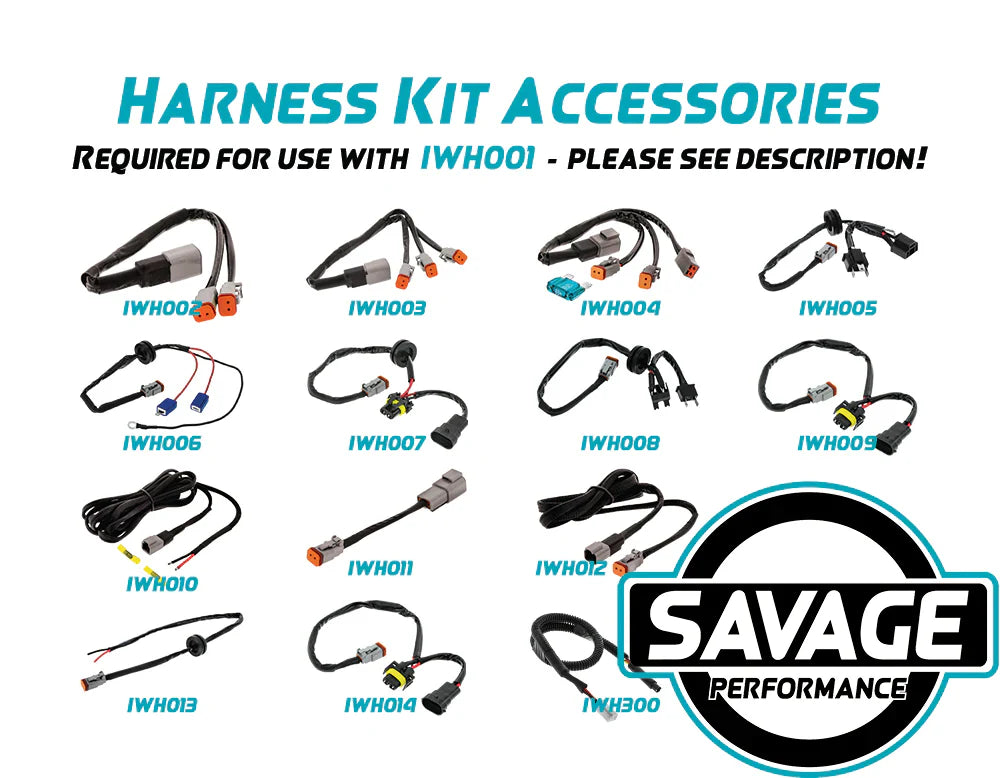 Ignite - Wiring Harness 12V 60A for Driving Lights and Light Bars *Savage Performance*