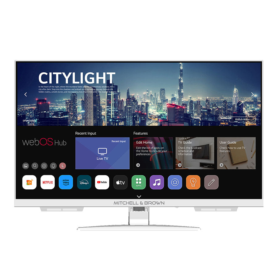 24in HD Ready WEBOS Smart White TV