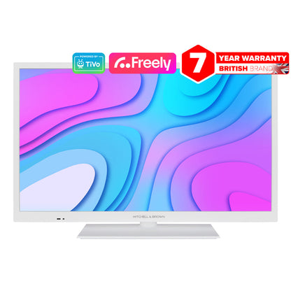 24″ HD Ready Smart TV In White Powered by TiVo